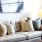 couch with pillows