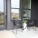 patio with chairs