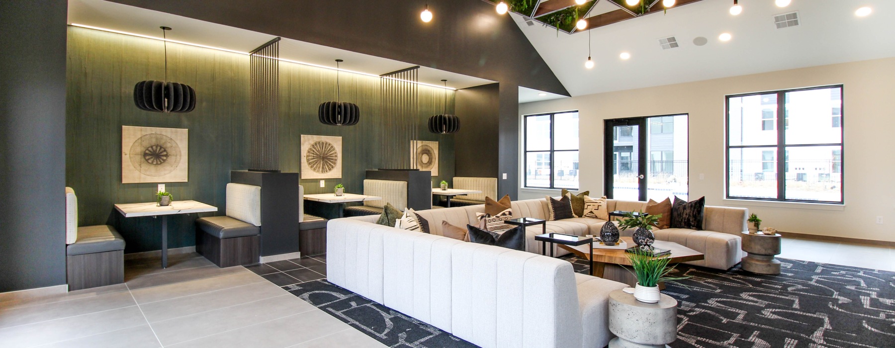 a resident lounge with ample seating